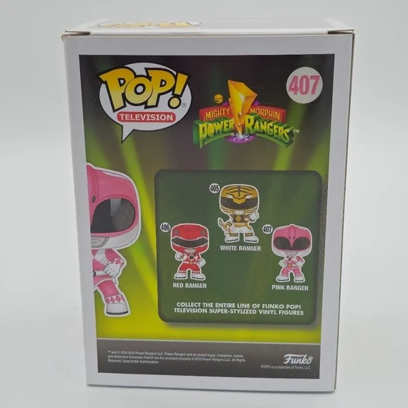 Funko POP! Power Rangers Pink Ranger #407 Vinyl Figure - Picture 5 of 7